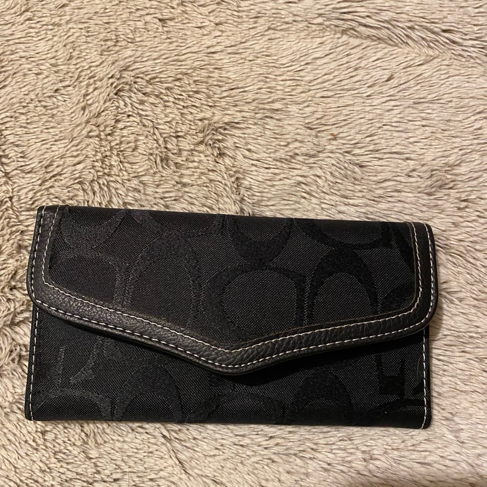 Black Coach wallet